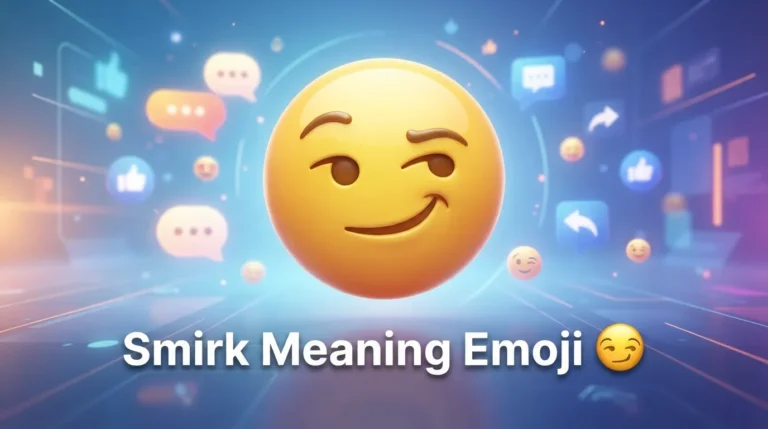 Smirk Meaning Emoji