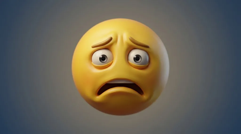 What Does Worried Emoji Meme Mean?