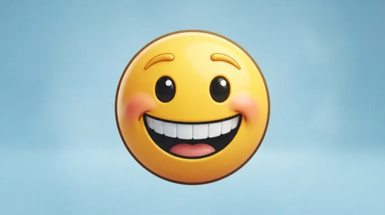 Wide Grin Emoji