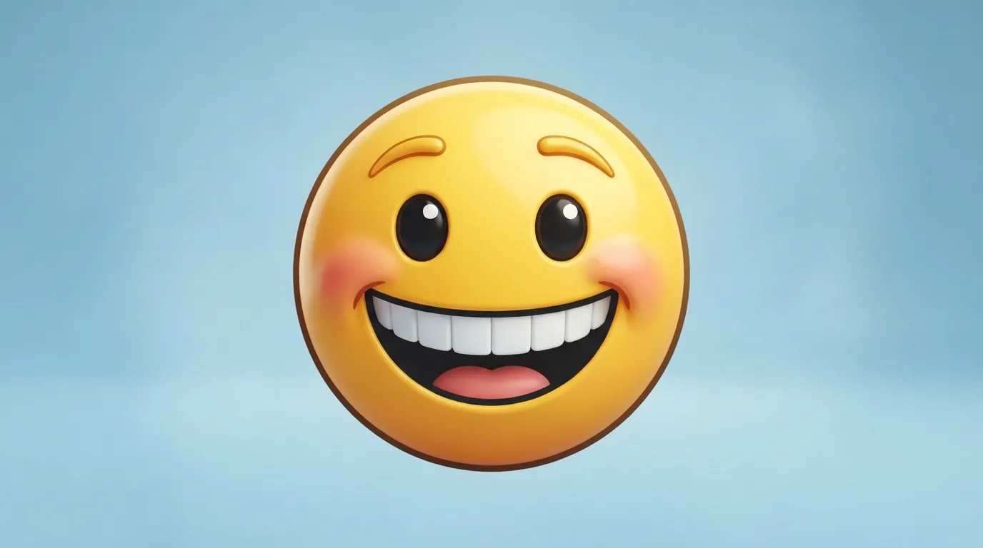 Wide Grin Emoji