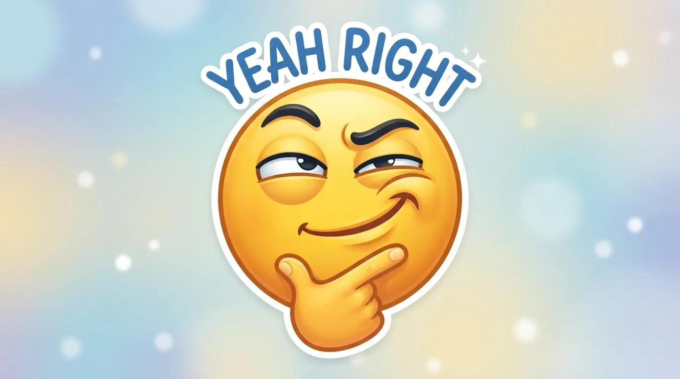 Yeah Right Emoji