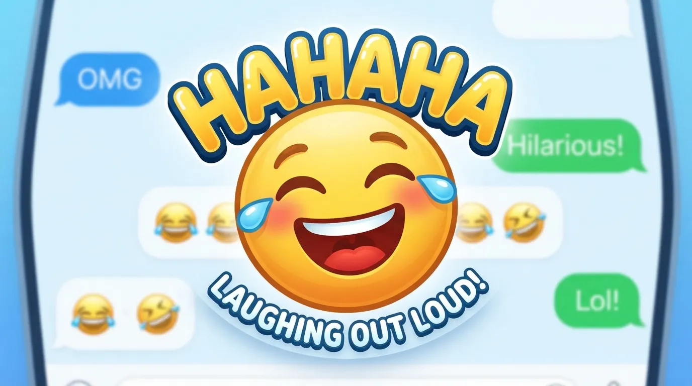 Laughing Text Emoji
