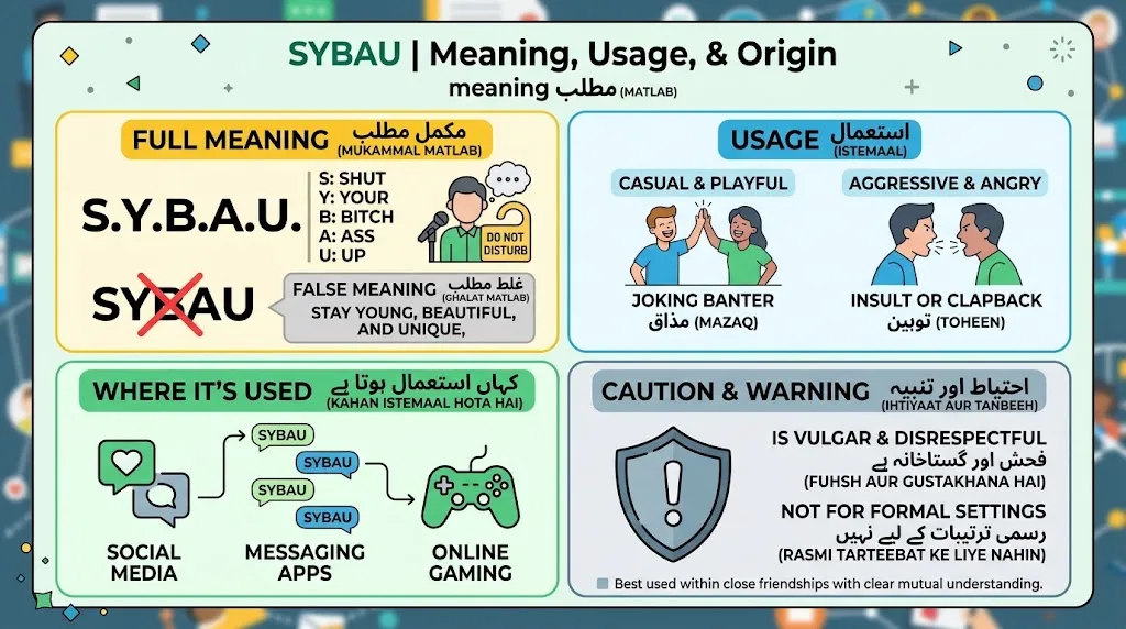 SYBAU Meaning